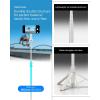 Spigen Selfie Stick Tripod Stand with Bluetooth Remote Control Shutter 24″ Extendable Compatible with MagSafe iPhone 17/16/15/14/13/12 Pixelsnap Pixel 10 Series & More – Black (S571W)(Dune Beige (MagFit+))