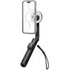 Spigen Selfie Stick Tripod Stand with Bluetooth Remote Control Shutter 24″ Extendable Compatible with MagSafe iPhone 17/16/15/14/13/12 Pixelsnap Pixel 10 Series & More – Black (S571W)(Black (Universal))