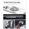 Spigen for MagSafe Phone Grip, Dual Pop (MagFit) Compatible with iPhone 17/16/15/14/13/12 Air/Pro/Pro Max, Galaxy S26 Series, Pixel 10 Series, Pixelsnap Double Magnetic Holder – Black(Gray)