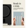 Spigen for MagSafe Wallet, Classic LS (MagFit) Holds 3 Cards, Compatible with iPhone 17/16/15/14/13/12 Pixel 10 MagSafe-Cases Pixelsnap Vintage Heavy Duty Hardshell Magnetic Card Holder – Stone(Stone)