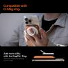 Spigen for MagSafe Wallet, Holds 5 Cards, MagFit Compatible with iPhone 17/16/15/14/13/12 Models, Pixel 10 Series, MagSafe-Cases, Pixelsnap and More, Card Holder – PU Black (5-Cards)(PU Metallic Orange (MagFit+))
