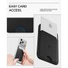 Spigen for MagSafe Wallet, Slim Fold (MagFit) Magnetic Wallet Card Holder Tripod Stand Compatible with iPhone 17/16/15/14/13/12 Pixel 10 Series MagSafe-Compatible Pixelsnap – Black (3-Cards)(Black)