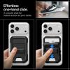 Spigen for MagSafe Wallet, Tough Armor Pro (MagFit) Compatible with iPhone 17/16/15/14/13/12 Pixel 10 MagSafe-Cases Pixelsnap RFID Blocking Heavy Duty Hardshell Kickstand Magnetic Card Holder – Black(Black)