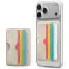 Caseology by Spigen for MagSafe Wallet, Holds 3 Cards, Folder Pop MagFit Compatible with iPhone 17/16/15/14/13/12 Models, Pixel 10 Series, MagSafe-Cases, Pixelsnap and More, Card Holder – Sky Blue(Rainbow)