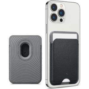 Caseology by Spigen for MagSafe Wallet, Holds 3 Cards, Folder Pop MagFit Compatible with iPhone 17/16/15/14/13/12 Models, Pixel 10 Series, MagSafe-Cases, Pixelsnap and More, Card Holder – Sky Blue(Black Sesame)