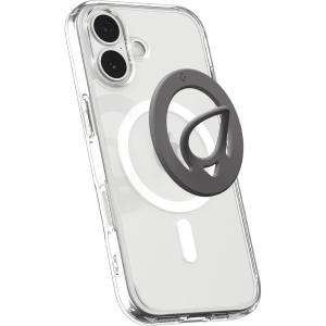 Spigen for MagSafe Phone Grip, Dual Pop (MagFit) Compatible with iPhone 17/16/15/14/13/12 Air/Pro/Pro Max, Galaxy S26 Series, Pixel 10 Series, Pixelsnap Double Magnetic Holder – Black(Marble Gray (Slim))