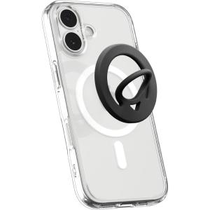 Spigen for MagSafe Phone Grip, Dual Pop (MagFit) Compatible with iPhone 17/16/15/14/13/12 Air/Pro/Pro Max, Galaxy S26 Series, Pixel 10 Series, Pixelsnap Double Magnetic Holder – Black(Black)