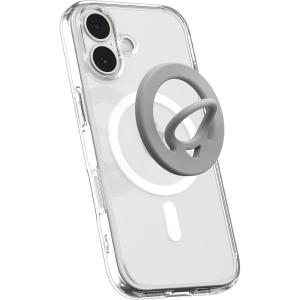 Spigen for MagSafe Phone Grip, Dual Pop (MagFit) Compatible with iPhone 17/16/15/14/13/12 Air/Pro/Pro Max, Galaxy S26 Series, Pixel 10 Series, Pixelsnap Double Magnetic Holder – Black(Gray)