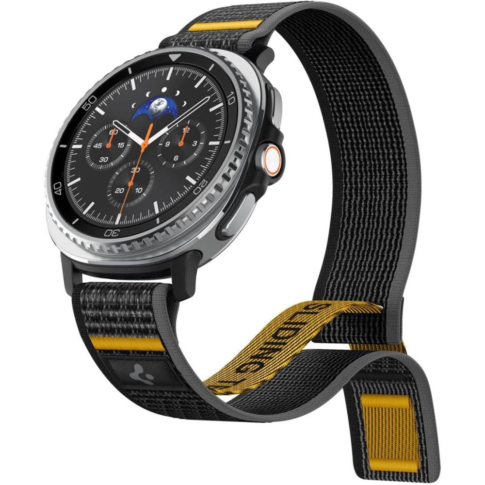 imageSpigen Athlex Air Designed for Samsung Galaxy Watch 8 4440mm 8 Classic 46mm Band Adjustable Solo Loop Strap 2025 Active BlackActive Black