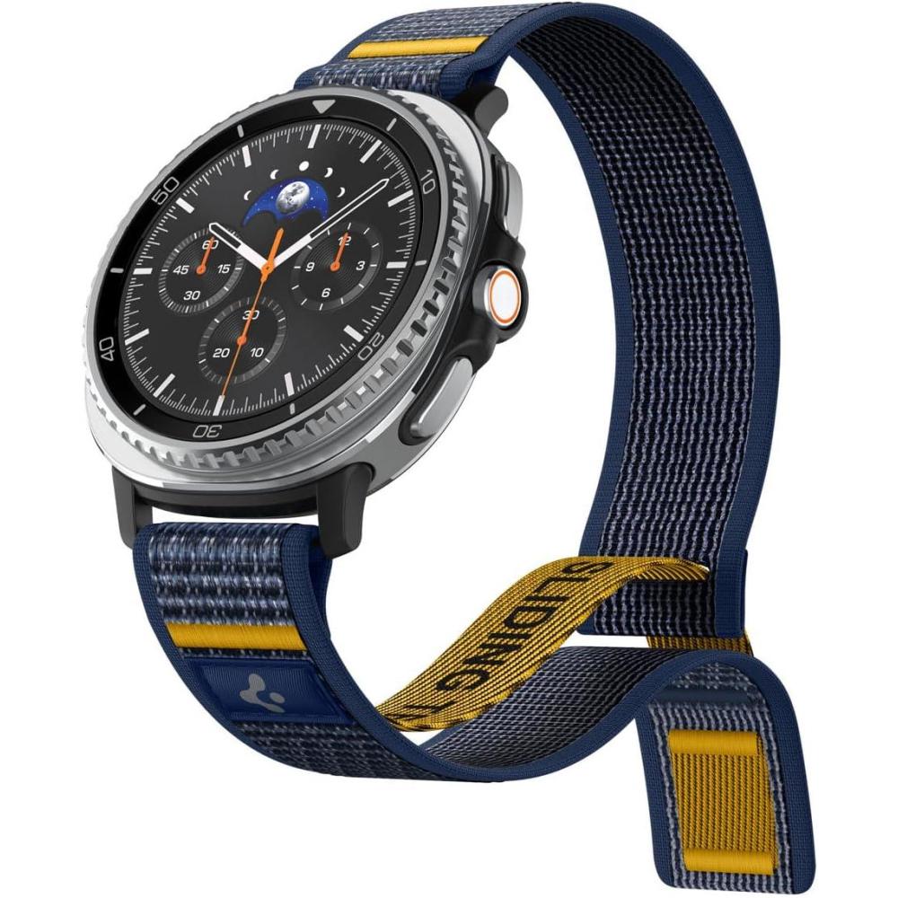 imageSpigen Athlex Air Designed for Samsung Galaxy Watch 8 4440mm 8 Classic 46mm Band Adjustable Solo Loop Strap 2025 Active BlackActive Navy