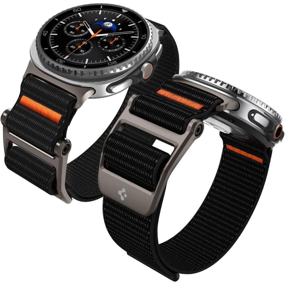 imageSpigen DuraPro Flex Designed For Samsung Galaxy Watch 8 4440mm 8 Classic 46mm Band Adjustable Solo Loop Strap 2025 BlackBlack