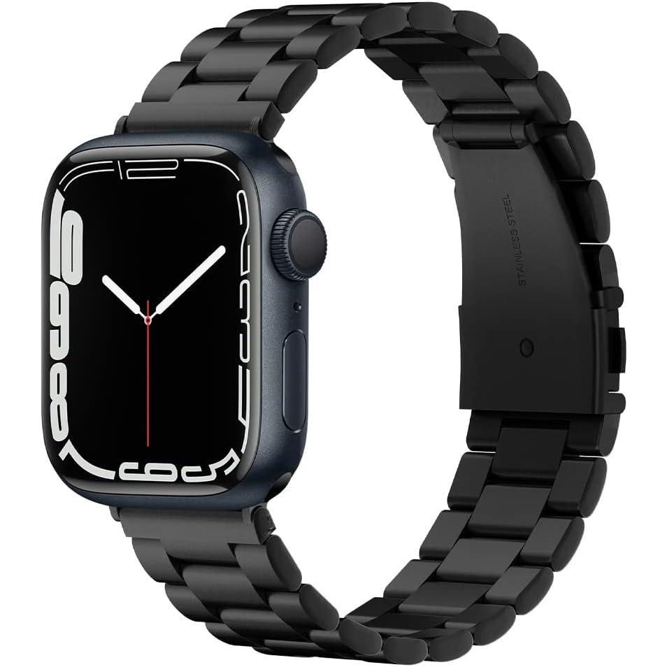 imageSpigen Modern Fit Designed For Apple Watch Band Compatible with Series 1110 42mm 987 41mm SE3SE2SE654 40mm 321 4238mmBlack