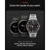 Spigen Athlex Air Designed for Samsung Galaxy Watch 8 44/40mm, 8 Classic 46mm Band Adjustable Solo Loop Strap (2025) – Active Black(Active Navy)