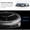 Spigen Bezel Tune Pro (Pilot) Designed for Samsung Galaxy Watch 8 44mm Bezel Ring Protector with Case (2025) – Silver(Black)