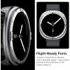 Spigen Bezel Tune Pro (Pilot) Designed for Samsung Galaxy Watch 8 44mm Bezel Ring Protector with Case (2025) – Silver(Silver)