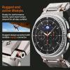 Spigen DuraPro Armor Durable Metal Connector Strap Designed for Samsung Galaxy Watch 8 44/40mm, 8 Classic 46mm Band (2025) – Black(Black)