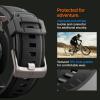 Spigen DuraPro Armor Durable Metal Connector Strap Designed for Samsung Galaxy Watch 8 44/40mm, 8 Classic 46mm Band (2025) – Black(Black)