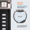 Spigen DuraPro Armor Durable Metal Connector Strap Designed for Samsung Galaxy Watch 8 44/40mm, 8 Classic 46mm Band (2025) – Black(Black)
