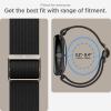 Spigen Lite Fit Designed for Google Pixel Watch 4/3 45mm Band Nylon Solo Loop Strap – Black