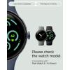 Spigen Lite Fit Designed for Google Pixel Watch 4/3 45mm Band Nylon Solo Loop Strap – Black