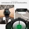 Spigen Lite Fit Designed for Google Pixel Watch 4/3 45mm Band Nylon Solo Loop Strap – Black