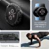 Spigen Rugged Armor Designed for Google Pixel Watch 3 45mm Case Durable TPU Cover Case (2024) – Matte Black(Pixel Watch 3  2  1 41mm)