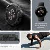 Spigen Rugged Armor Designed for Google Pixel Watch 3 45mm Case Durable TPU Cover Case (2024) – Matte Black(Pixel Watch 3 45mm)
