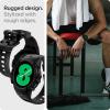 Spigen Rugged Armor Pro Designed for Samsung Galaxy Watch 5 44mm (2022), 4 44mm (2021) Band with Case Protector – Charcoal Gray(Black)