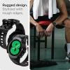 Spigen Rugged Armor Pro Designed for Samsung Galaxy Watch FE (2024), 5 40mm (2022), 4 40mm (2021) Band with Case Protector – Charcoal Gray(Black)