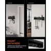 Spigen S341 Apple Watch Band Organizer Holder 10 Slots with Tray for Accessories Wall Display Rack – Black(Key Holder)