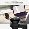 Spigen S355 Stand Designed for Google Pixel Watch 3/2 Charger Stand Durable TPU with Non-Slip Stable Base (NOT Compatible with Pixel Watch 1) – Black