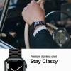 Spigen for Apple Watch Band, Modern Fit Compatile with Ultra 3/2/1 49mm, Series 11/10 46mm, 9/8/7 45mm, SE3/SE2/SE/6/5/4 44mm, 3/2/1 42mm Premium Business Wristband Strap(Black)