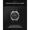 Spigen for Galaxy Watch 8 Band, Compatible with Samsung Galaxy Watch 8 44/40mm, 8 Classic 46mm (2025) WBF0 Lightweight Fabric Strap(Black)