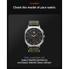 Spigen for Galaxy Watch 8 Band, Compatible with Samsung Galaxy Watch 8 44/40mm, 8 Classic 46mm (2025) WBF0 Lightweight Fabric Strap(Green)