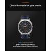 Spigen for Galaxy Watch 8 Band, Compatible with Samsung Galaxy Watch 8 44/40mm, 8 Classic 46mm (2025) WBF0 Lightweight Fabric Strap(Navy)