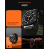 Spigen for Galaxy Watch Ultra Band, Compatible with Samsung Galaxy Watch Ultra 47mm (2025/2024) WBF0 Lightweight Fabric Strap – Black(Green)