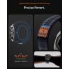 Spigen for Galaxy Watch Ultra Band, Compatible with Samsung Galaxy Watch Ultra 47mm (2025/2024) WBF0 Lightweight Fabric Strap – Black(Navy)