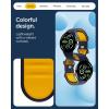 Spigen for Pixel Watch 4 Band, Nano Pop Compatible with 4/3 45mm, 4/3/2/1 41mm Soft Waterproof Silicone Strap(Blueberry Navy)