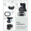 Spigen for Pixel Watch 4 Case with Charger Stand, Liquid Air 45mm Anti-Scratch Protective Soft TPU Cover (2025) (Charger not Included) – Matte Black(Pixel Watch 4 41mm)