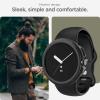 Spigen for Pixel Watch 4 Case with Charger Stand, Liquid Air 45mm Anti-Scratch Protective Soft TPU Cover (2025) (Charger not Included) – Matte Black(Pixel Watch 3/2/1 41mm)