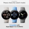 Spigen for Pixel Watch 4 Case with Charger Stand, Liquid Air 45mm Anti-Scratch Protective Soft TPU Cover (2025) (Charger not Included) – Matte Black(Pixel Watch 3/2/1 41mm)