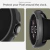 Spigen for Pixel Watch 4 Case with Charger Stand, Liquid Air 45mm Anti-Scratch Protective Soft TPU Cover (2025) (Charger not Included) – Matte Black(Pixel Watch 3 45mm)