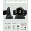 Spigen for Pixel Watch 4 Case with Charger Stand, Liquid Air 45mm Anti-Scratch Protective Soft TPU Cover (2025) (Charger not Included) – Matte Black(Pixel Watch 4 45mm)
