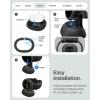 Spigen for Pixel Watch 4 Case with Charger Stand, Liquid Air 45mm Anti-Scratch Protective Soft TPU Cover (2025) (Charger not Included) – Matte Black(Pixel Watch 4 45mm)