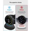 Spigen for Pixel Watch 4 Case with Charger Stand, Liquid Air 45mm Anti-Scratch Protective Soft TPU Cover (2025) (Charger not Included) – Matte Black(Pixel Watch 4 41mm)