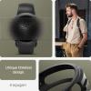 Spigen for Pixel Watch 4 Case with Charger Stand, Liquid Air 45mm Anti-Scratch Protective Soft TPU Cover (2025) (Charger not Included) – Matte Black(Pixel Watch 3/2/1 41mm)