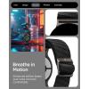 Spigen for Pixel Watch Band, Lite Fit X Compatible with Google Pixel Watch 4/3 45mm/41mm, 2/1 41mm Lightweight Breathable Adjustable Nylon Elastic Strap(Pixel Watch 4/3 45mm)