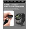 Spigen for Pixel Watch Band, Lite Fit X Compatible with Google Pixel Watch 4/3 45mm/41mm, 2/1 41mm Lightweight Breathable Adjustable Nylon Elastic Strap(Pixel Watch 4/3 45mm)