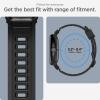 Spigen for Pixel Watch Band, Rugged Band Designed for Google Pixel Watch 3/2/1 45/41mm Durable TPU Strap(Pixel Watch 3 / 4 45mm)