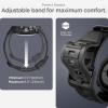 Spigen for Pixel Watch Case with Band, Rugged Armor Pro Compatible with Google Pixcel Watch 4/3/2/1 45/41mm Protective TPU Cover(Pixel Watch 3  2  1 41mm)